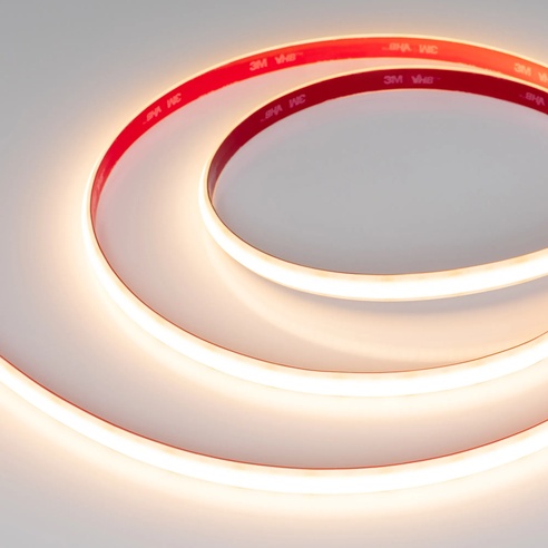 Лента герметичная RTW-SEW-A308-10mm 24V Warm2400 (14 W/m, IP65, 2835, 5m) (Arlight, 5 лет)