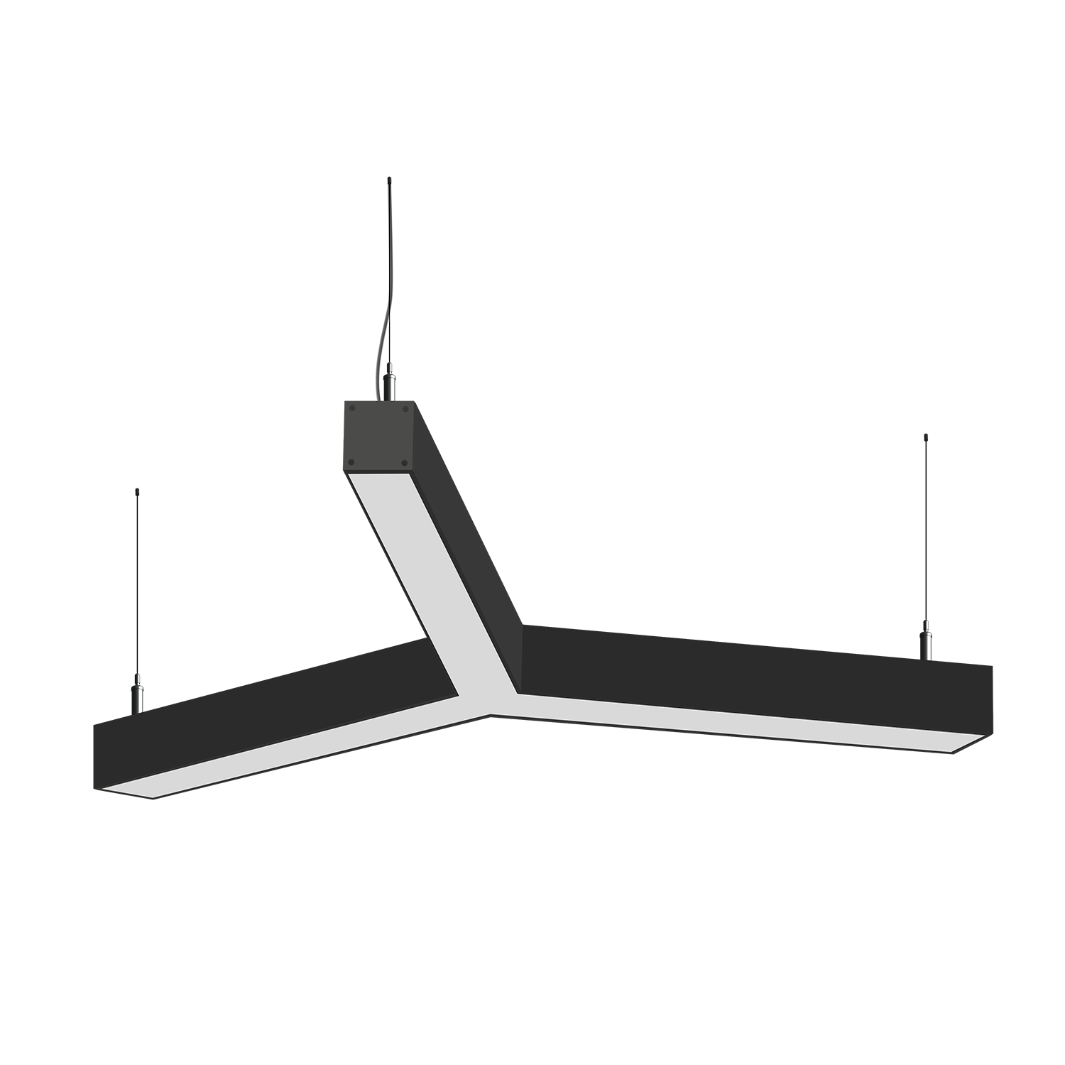 Cветодиодный фигурный светильник MS-TRINITY Y-образный 3x750mm 40W 3000/4000/6000К