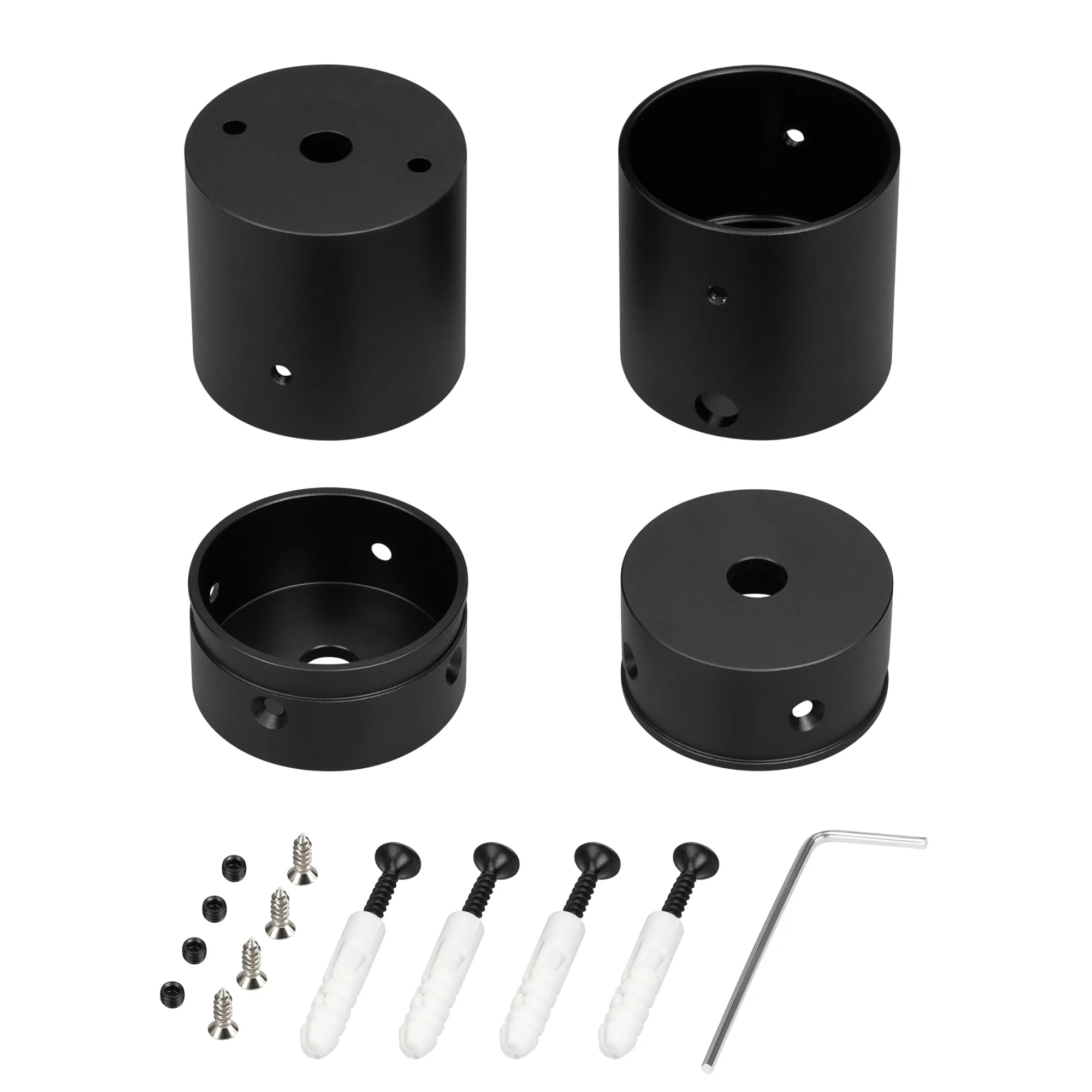 Крепление MOONLIGHT-VT-CEILING-DL-D40-BLACK (Arlight, Алюминий) - изображение товара