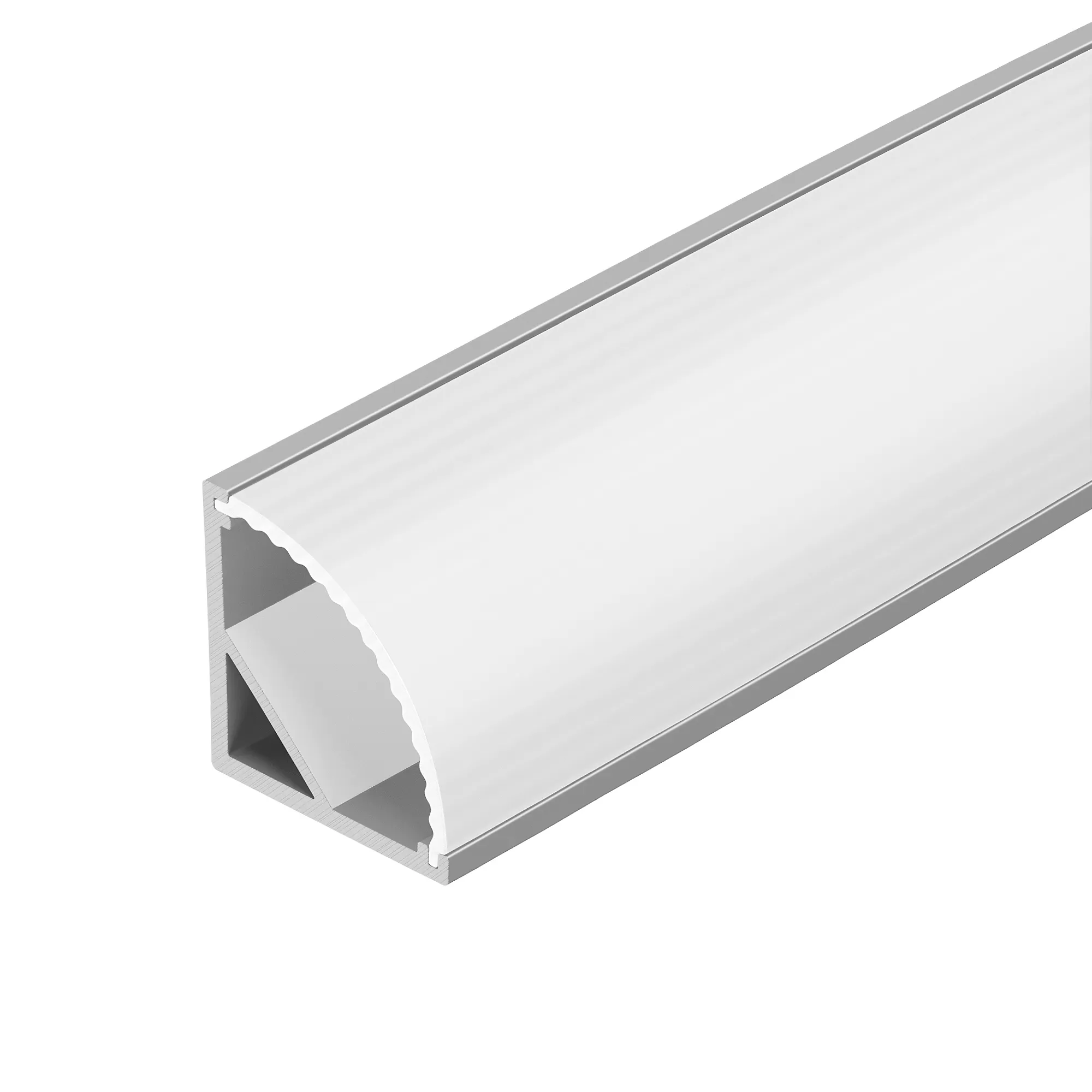 Профиль с экраном ARH-KANT-H16-2000 ANOD+OPAL (Arlight, Алюминий) - изображение товара