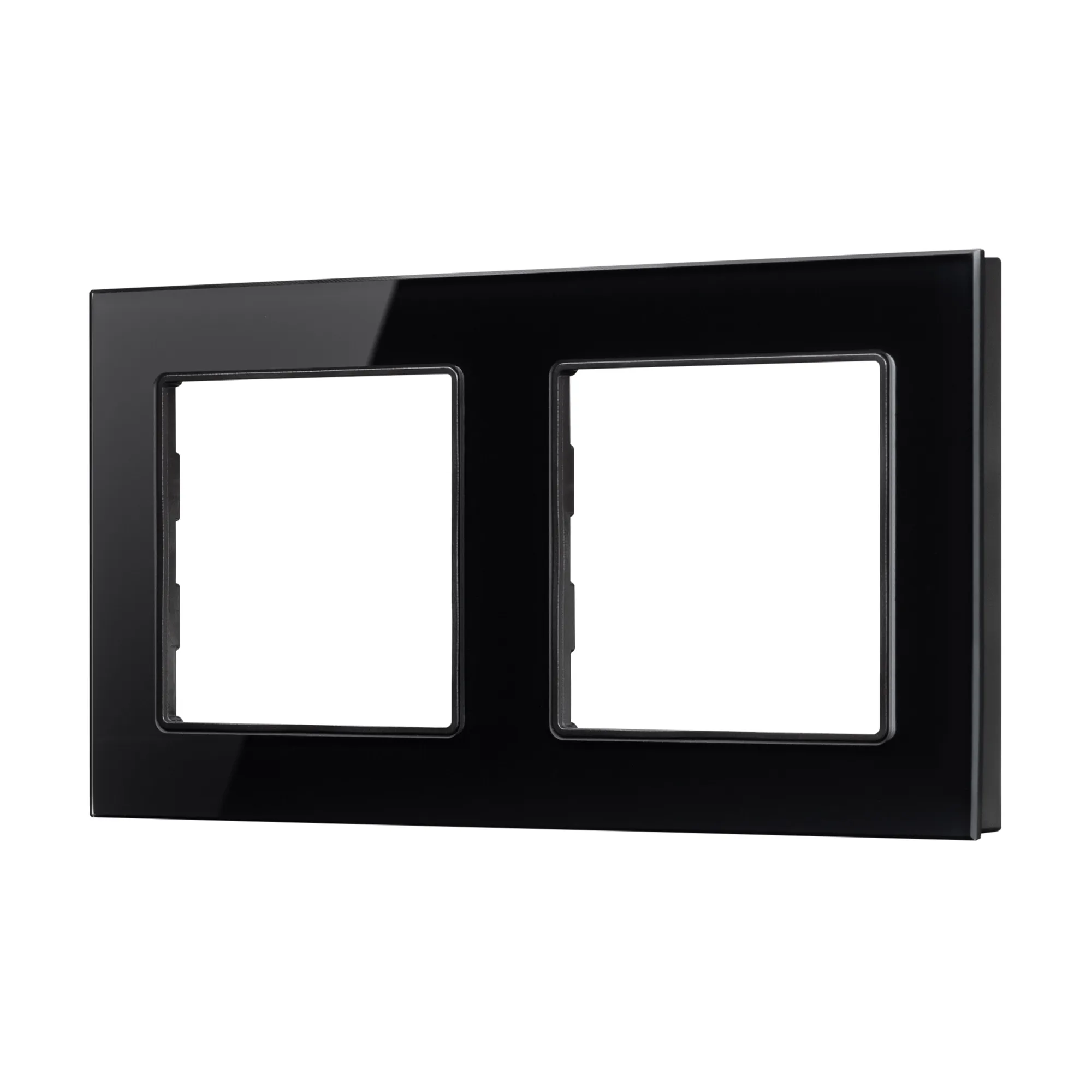 Рамка стеклянная FRM-GLARE-GS-2-BK (Arlight, -) - изображение товара