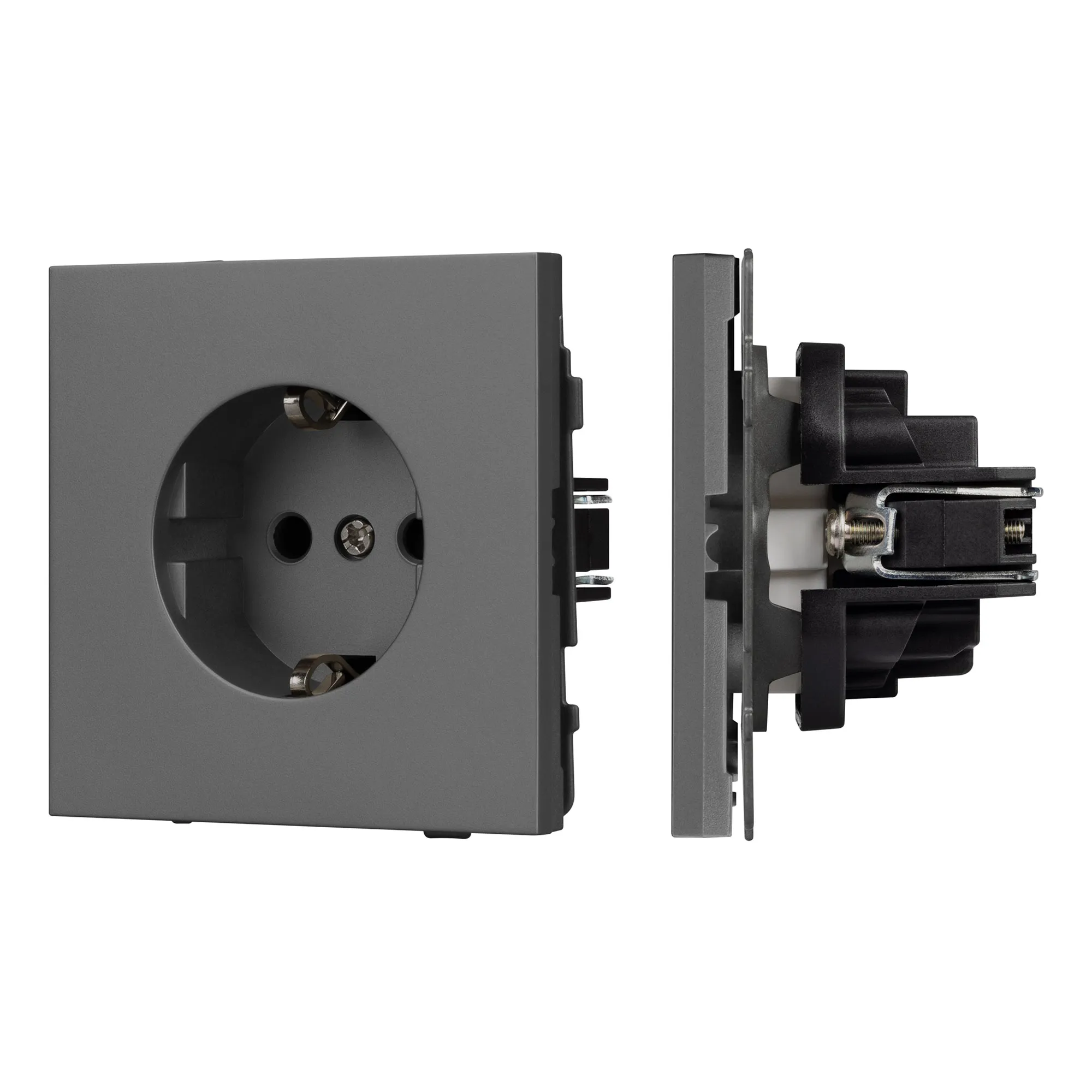 Механизм электрической розетки SCT-TENDO-MEU1-SFPL-GR (230V, 16A) (Arlight, -)