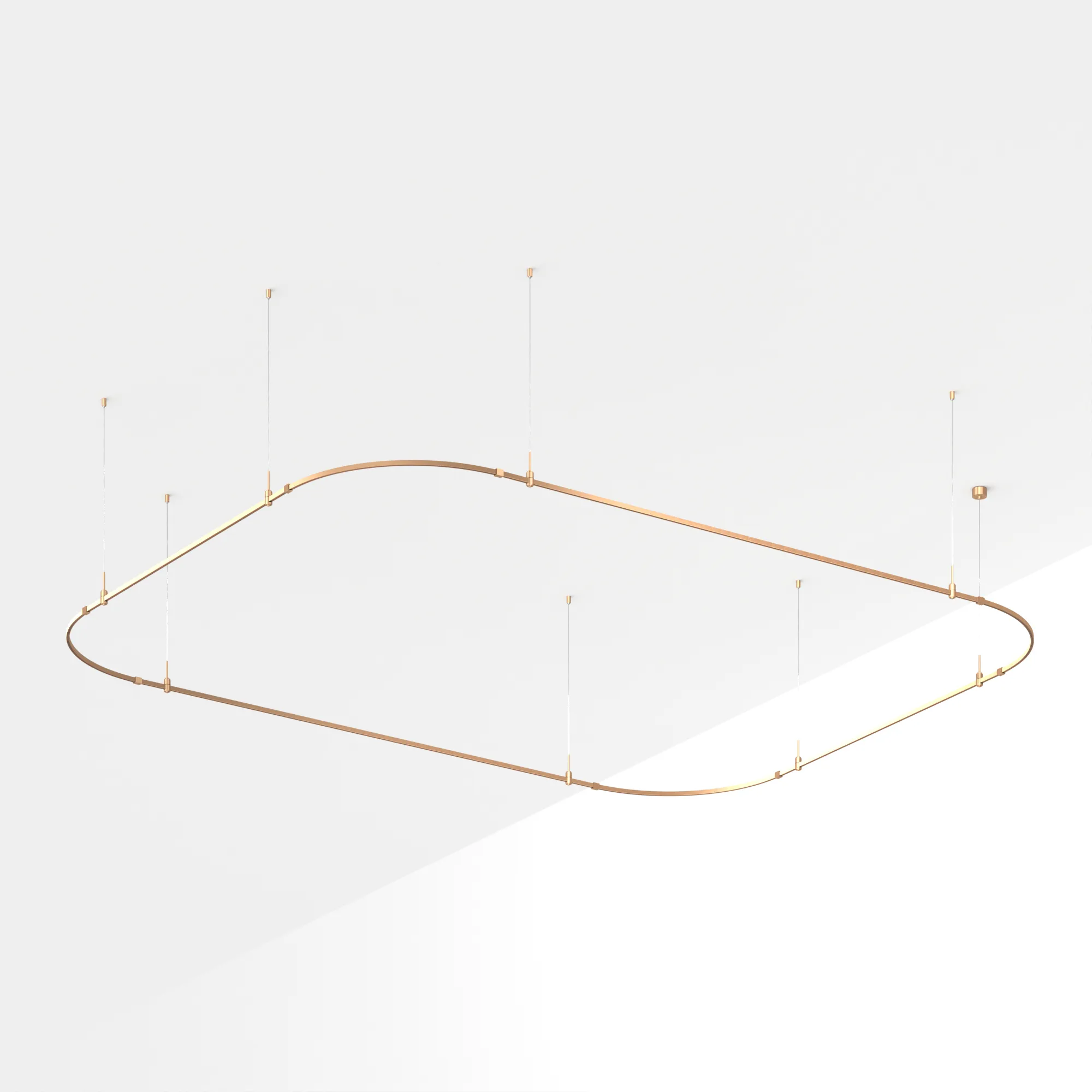 Трек ART-APRIORI-RECTANGLE-SOFT-HANG-4500x3500 (GD) (Arlight, IP20 Металл, 3 года)