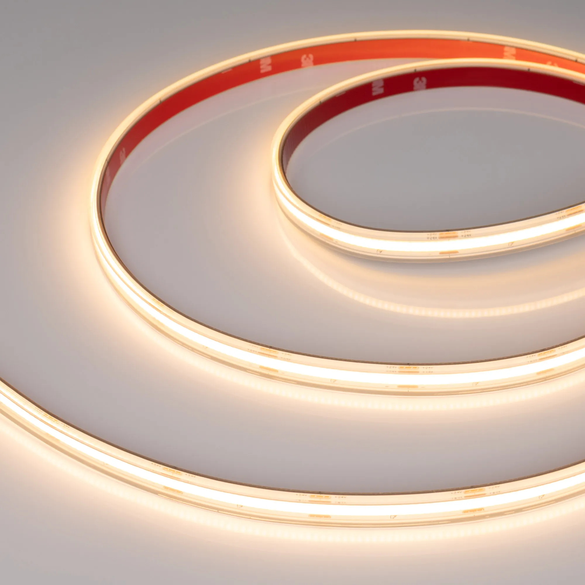 Лента светодиодная герметичная COB-PS-X420-12mm 24V Warm2700 (4.8 W/m, IP67, 15m) (Arlight, 5 лет) - изображение товара