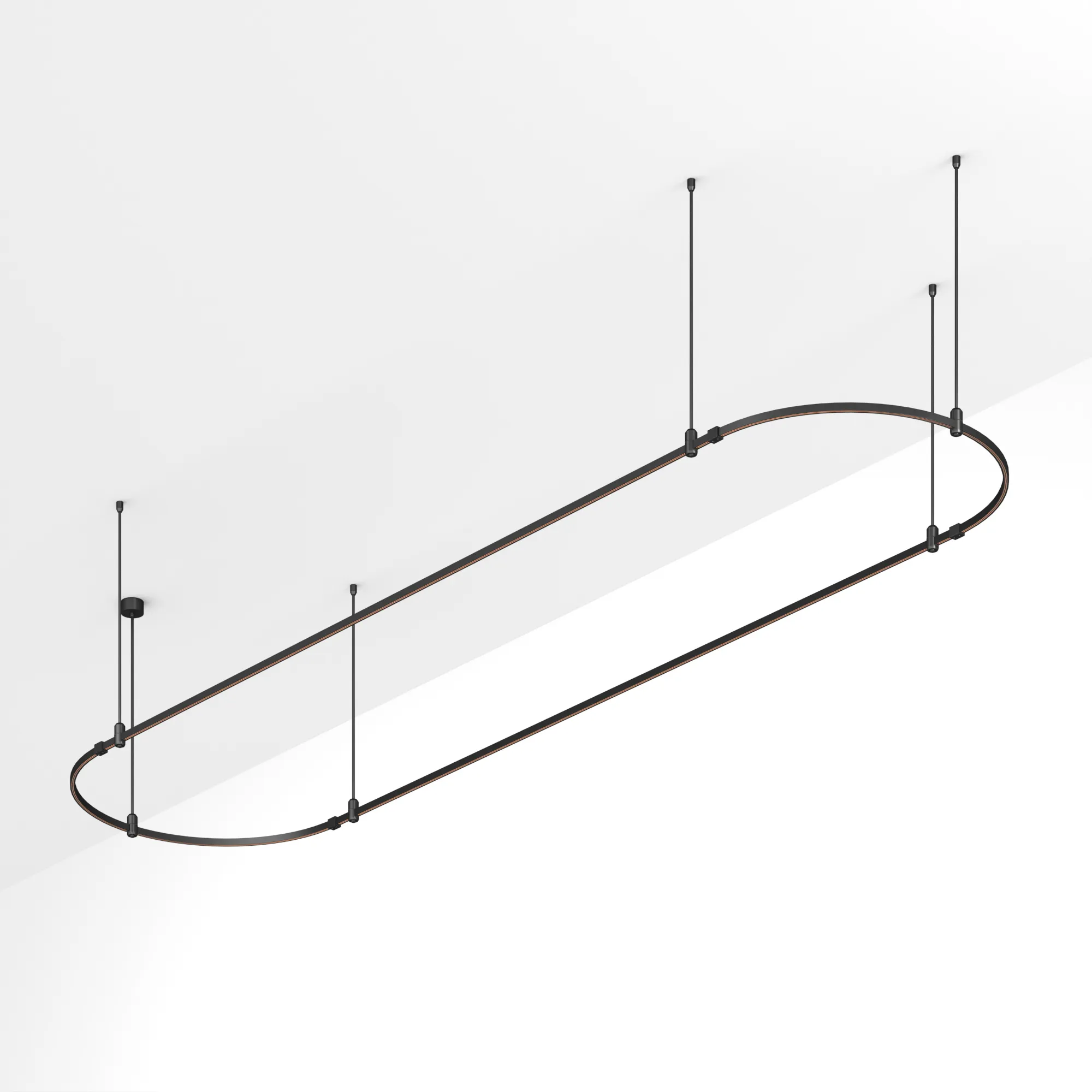 Трек ART-APRIORI-OVAL-ROD-800-4000x1000 (BK) (Arlight, IP20 Металл, 3 года) - изображение товара
