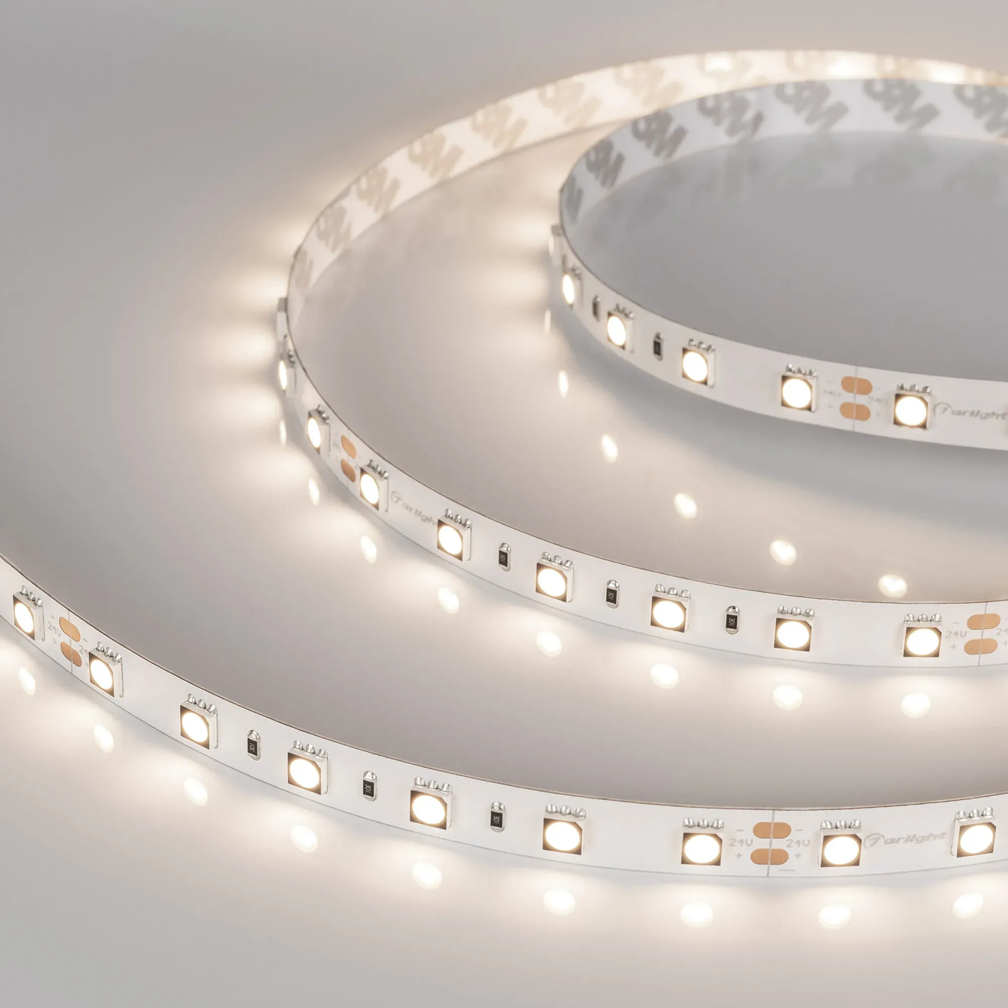 Лента светодиодная RT-B60-10mm 24V Day4000 CRI98 (14.4 W/m, IP20, 5060, 5m) (Arlight, Открытый) - изображение товара